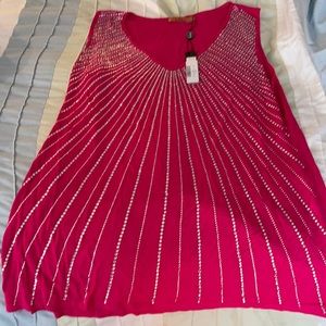 Belldini pink tank Size XL (runs big)